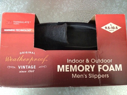 thinsulate memory foam slippers