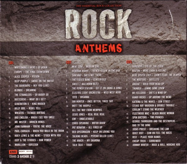 Various - Rock Anthems (The Essential Rock Collection) (3xCD, Comp