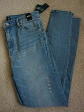 NEW ABERCROMBIE  FITCH Women's High Rise Super Skinny Light Wash Jeans 30/10