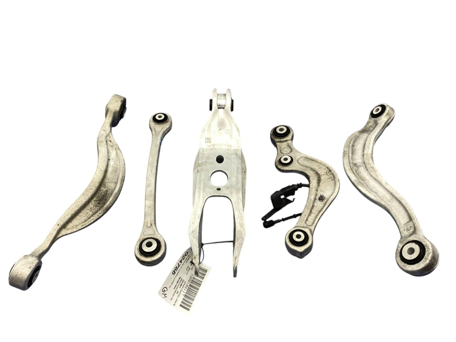 2016-2020 BENTLEY BENTAYGA REAR RIGHT LOWER & UPPER CONTROL ARM SET (5) *SCRAPE*