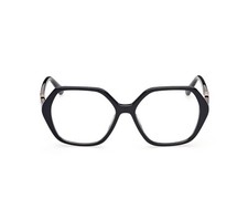 GUESS GU2875 001 Black Butterfly Plastic Optical Eyeglasses Frame 55-15-140