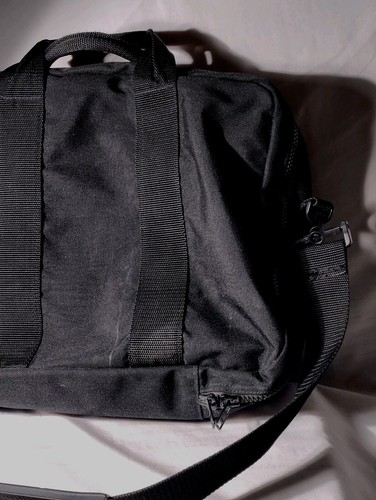 IBM Get Warped Black Canvas Bag 18" x 14" x 5" Laptop Carrying Case Warp OS - Picture 15 of 24