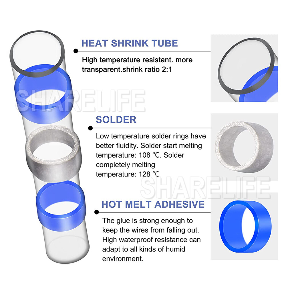 200PCS Solderstick Waterproof Solder Wire Connector Kit OriginalTop
