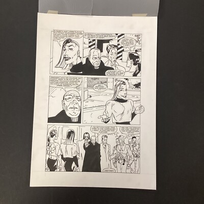 Original Artwork for Dark Angel - Model Soldiers #8 Page 4 by Duke Mighten 1993