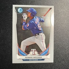 2014 Bowman Chrome Nomar Mazara #BCP85 Rookie Card. rookie card picture