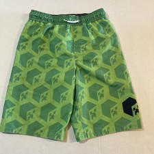 Minecraft Swim Bathing Shorts for Boys UPF 50 LARGE NWT