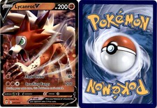 2021 Pokemon, Evolving Skies, #91/203 Lycanroc V, Holo Ultra Rare
