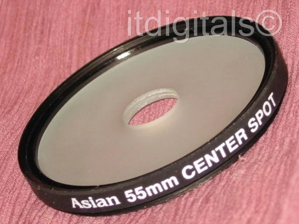 55mm Center Spot Lens Filter For Film Digital 55 mm Lenses Special Effects 55 mm - Image 2 of 4