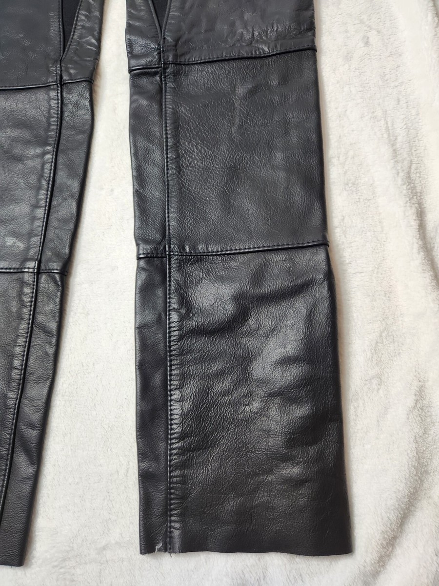 Harley Davidson Leather Chaps Size Women XS Adjustable 30