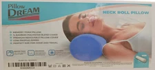 Cervical Neck Roll Pillow Memory Foam Cylinder Neck Support for Sleeping 4X18.5