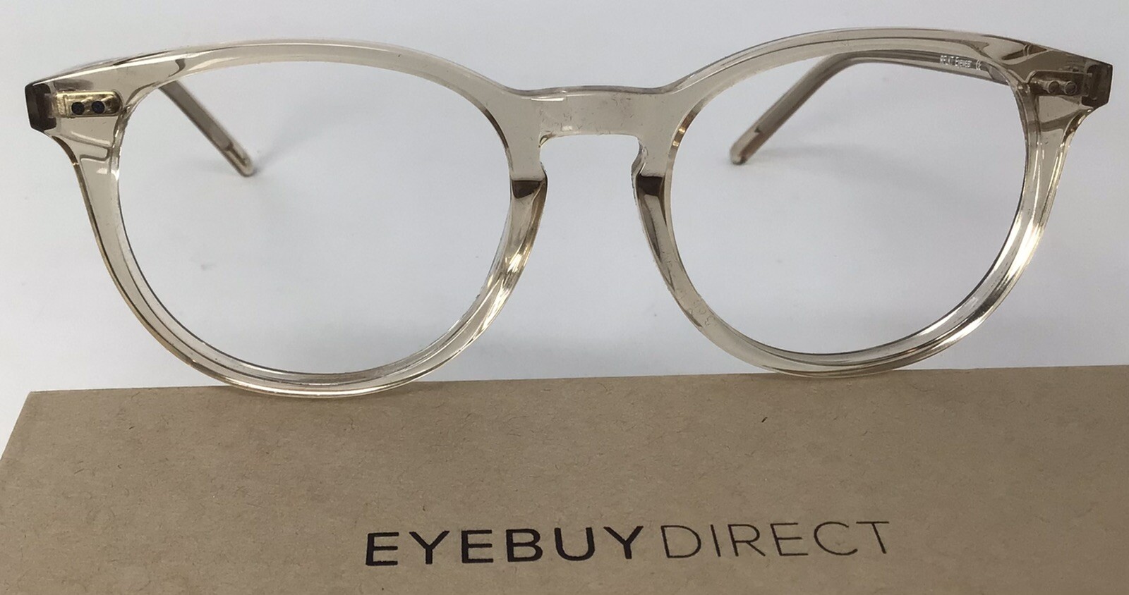 Eyebuydirect Aura 5019140 C2 Champagne Acetate Eyeglasses FRAMES ONLY