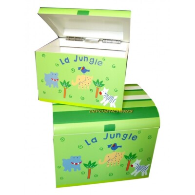 VOSAREA Lot de 5 mini paniers de Noël en bois faits à la main pour