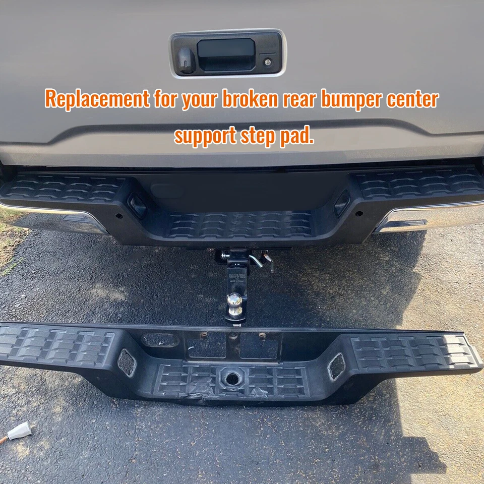 Центральная опорная подножка заднего бампера с отверстием датчика для Toyota Tacoma 2016-2023 - Изображение 3 из 4