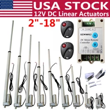 220lbs/330lbs 2"-18" In Electric Linear Actuator Heavy Duty 12V Putter Motors DO