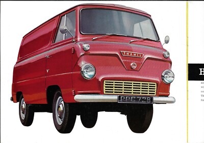 Ford Thames 10/12/15cwt Van Chassis Cab 1959-60 UK Market Sales