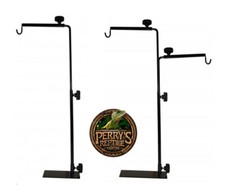 Komodo Heat Lamp Light Stand Single or Double - Reflector Dome Light Stand