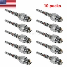 10X Dental LED Bulb 6H Quick Coupler fit Fiber Optic High Speed Handpiece Y