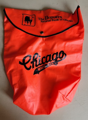 1970's Chicago White Sox Backpack Drovers Bank Special Giveaway RARE !! SGA 1972 - 第 1/4 張圖片