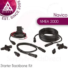 Navico NMEA 2000 Starter Backbone Kit│With Network Power Cable - T-Connectors