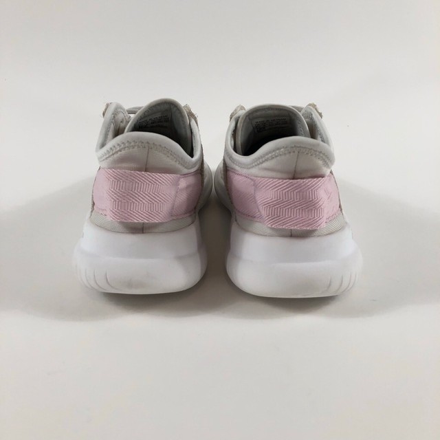 Adidas Womens Cloudfoam QT Flex Athletic Shoes White Low Top Lace Up DB0242 7.5 | eBay