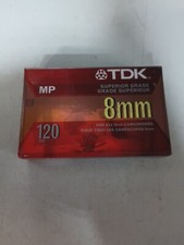 TDK Superior Grade 8mm Film Cassette Tapes MP 120 Minutes P6-120MP