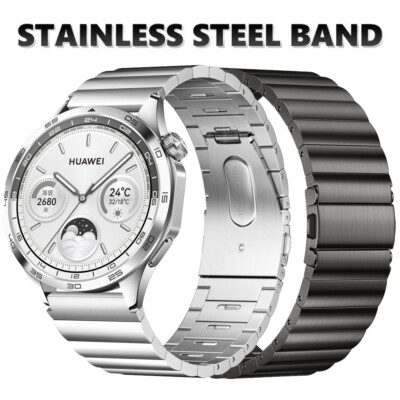 Edelstahl Metall Armabnd Für Huawei Watch 3 4 Pro GT 4/GT 4 GT 3 GT 2 2e 46mm