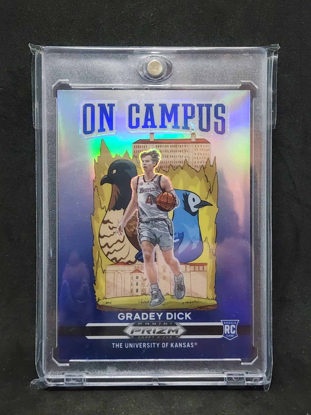 2023-24 Prizm Draft Picks Gradey Dick Silver Prizm On Campus Rookie RC #5