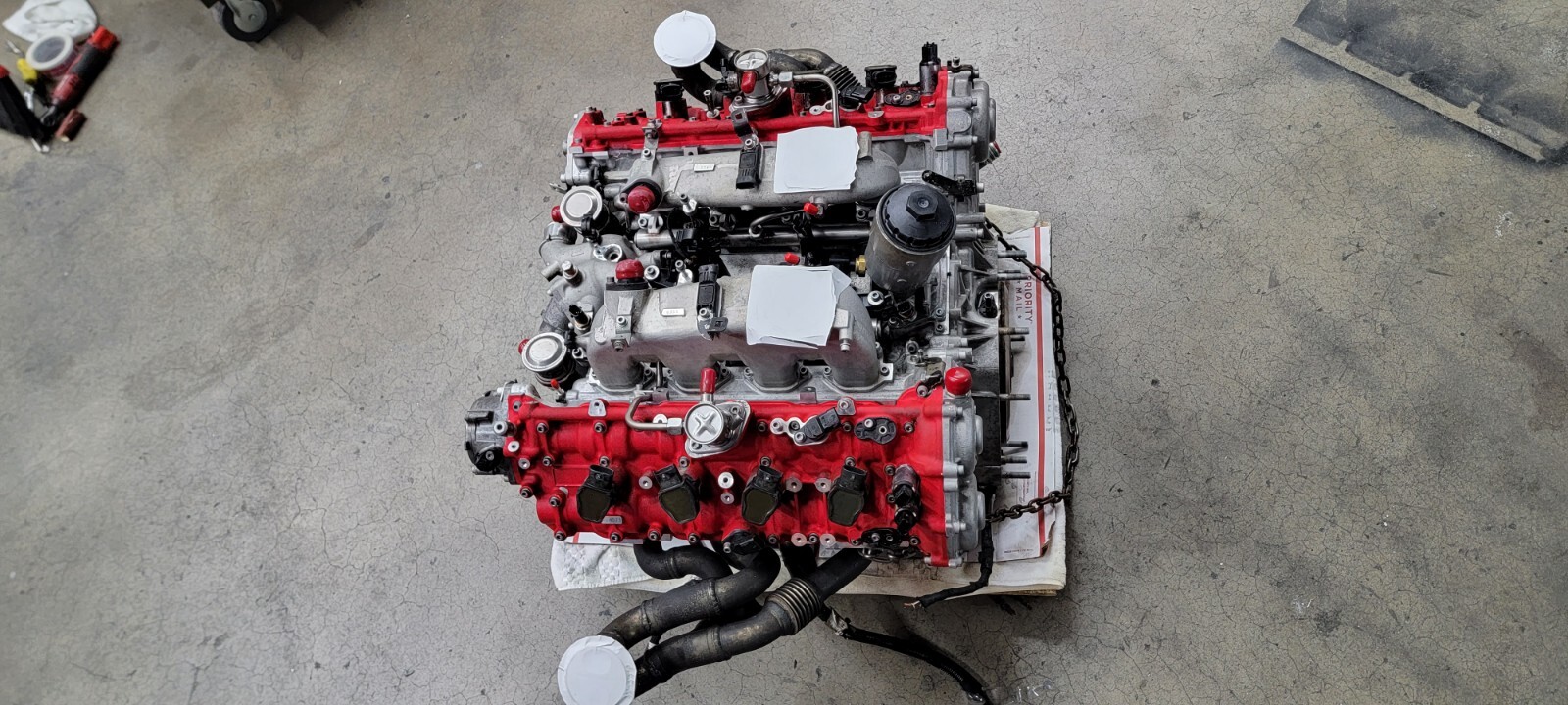 FERRARI F8 TRIBUTO SPIDER ENGINE MOTOR OEM 985000334
