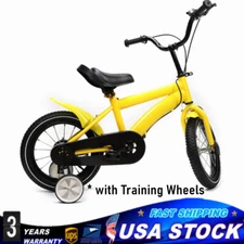 Kids Bike 14 inch for Boys & Girls with Training Wheels Freestyle Kids' Bicycle