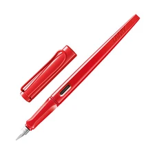 Lamy Joy Calligraphy Fountain Pen in Strawberry with Red Clip - 1.5 mm Stub Nib