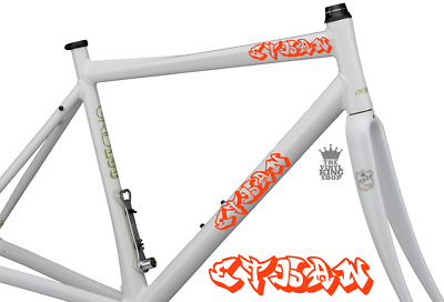 Sticker Personalizzati 2 Adesivi Personalizzati Per Bici - Nome In Vinile Graffiti, 15 Cm, Scelta Colore, Per BMX E Biciclette Adesivo Ducati Scrambler - Foto 7