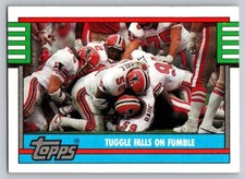 1990 Topps - #514 Jessie Tuggle (RC)