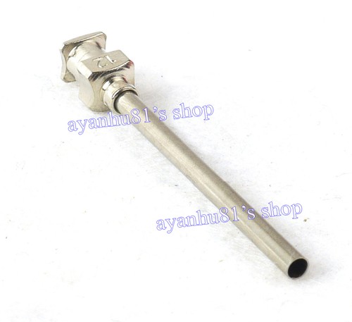 12pcs 12G Gauge Blunt Stainless Steel Dispensing Syringe Needle Tips 2" Long - Picture 4 of 5