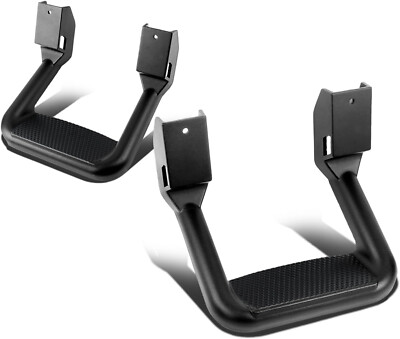 Universal Side Step for Pickups & Trucks, Aluminum, Black Coated, Set of 2