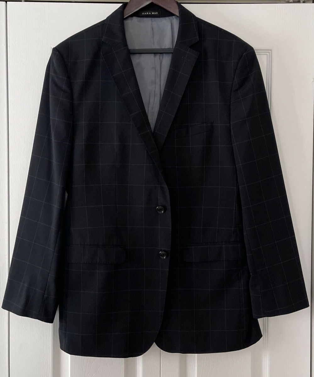 Suit Jacket Check Jacket Mens Zara ZARA Men's Checked Tailored