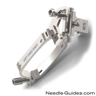 Hitachi (Aloka) UST-5413 Transducer Needle Guide - Reusable - Guia de biopsia