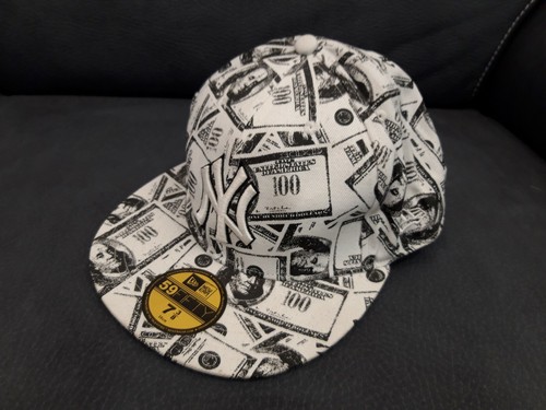 Cappello New Era 59 Fifty 7 3/8 - NEW YORK YANKEES - 59cm - 100 DOLLARI -  Lana - | eBay