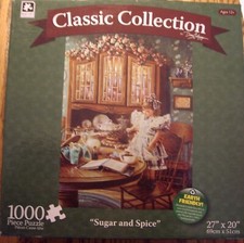 JIGSAW PUZZLE - CLASSIC COLLECTION SUGAR SPICE - 1000 PC PUZZLE - NIB UNOPENED
