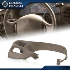 Fit For 1997-03 Ford F150 Dash Speedo Instrument CLUSTER Bezel Gauge Trim Brown