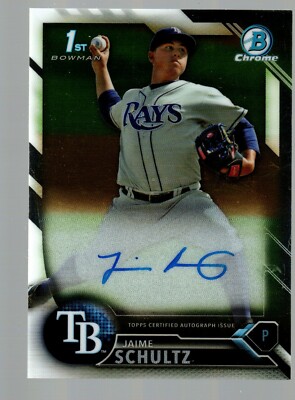 2016 Bowman Chrome Prospect Autographs #BCAPJS Jaime Schultz 