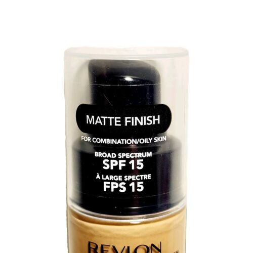 Revlon ColorStay 24Hrs Matte Finish Makeup Foundation 395 Deep Honey + SPF 15 - Picture 4 of 7