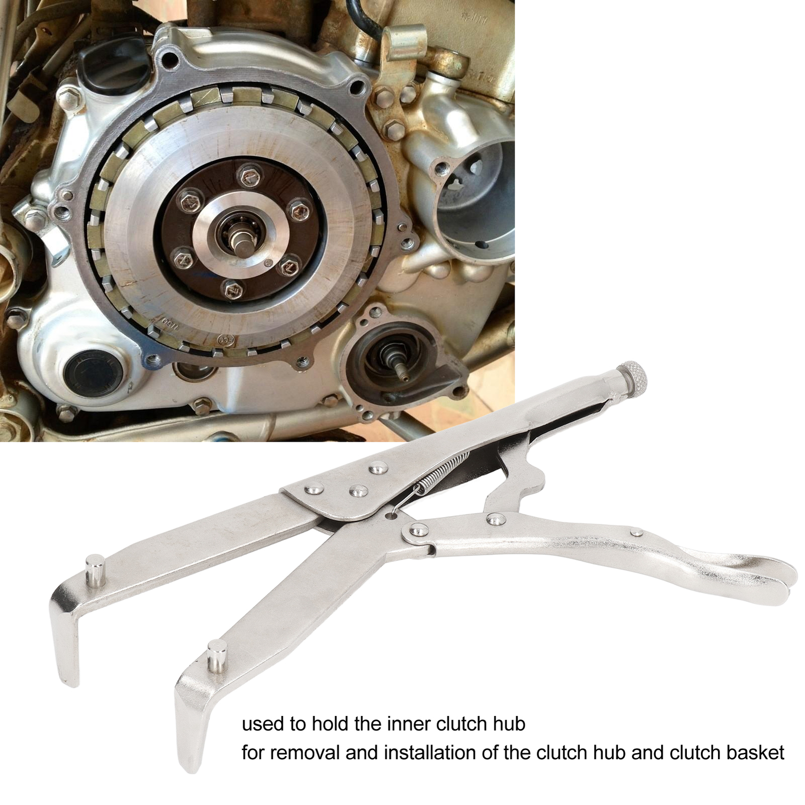 .* Motorcycle Clutch Holding Tool Carbon Steel Basket Hub Flywheel