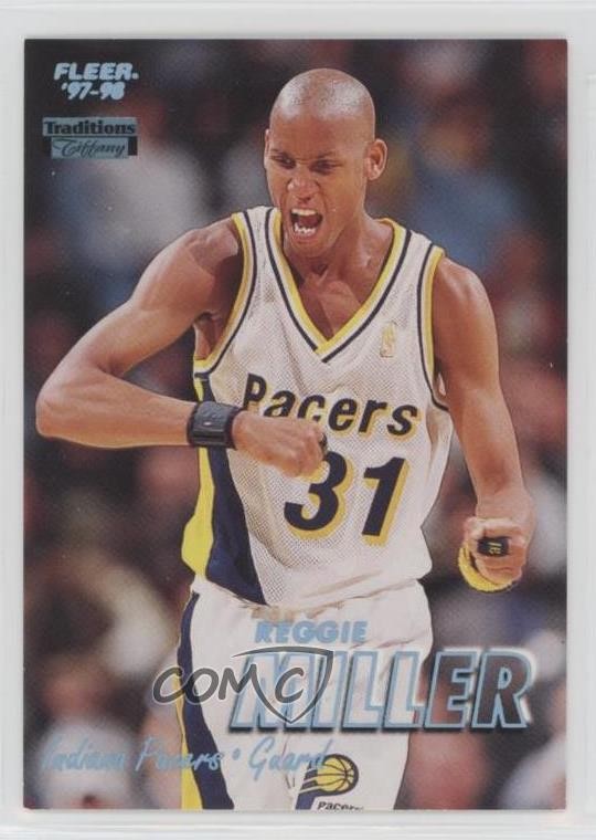 1997-98 Fleer Tiffany Reggie Miller #31 HOF