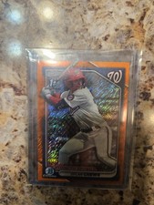 2024 Bowman - Chrome Prospects Dylan Crews 🍊 Orange Shimmer Refractor/25 (RC)🔥
