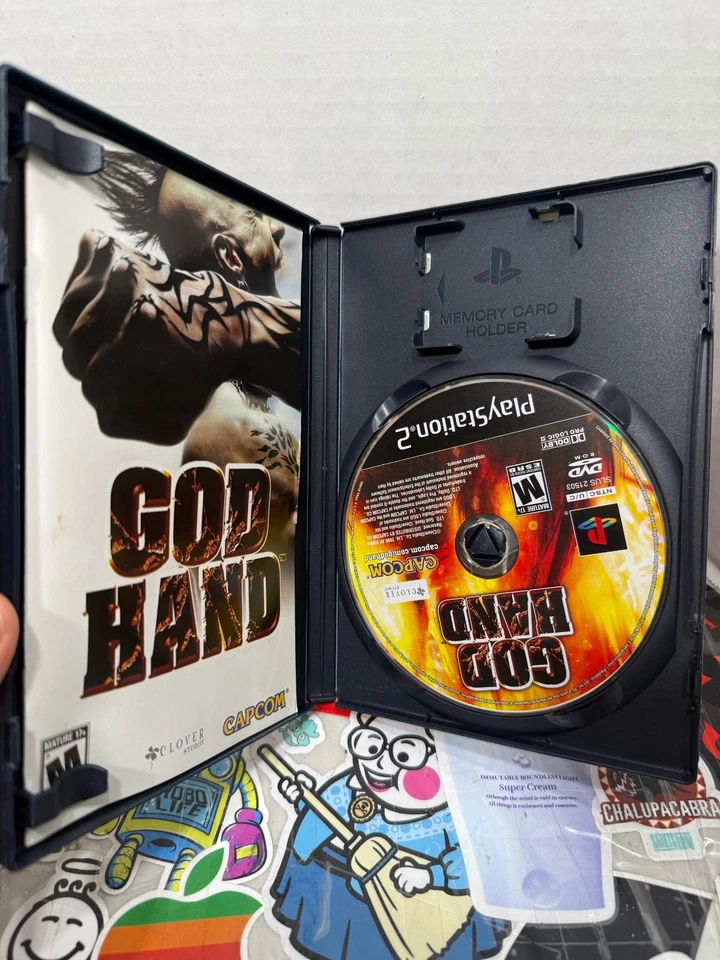 God Hand - Complete, CIB - Capcom PS2 (Sony PlayStation 2, 2006) - Tested Clean - Image 3 of 4