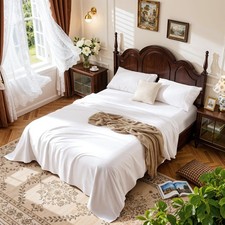 1000 Thread Count 100 Cotton Sheets Set,King Size Bed Sheet 4 Piece Sets,Lon...
