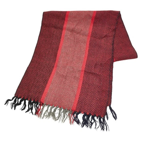 Christian Dior Dior foulard rouge noir laine femme GZl15dto
