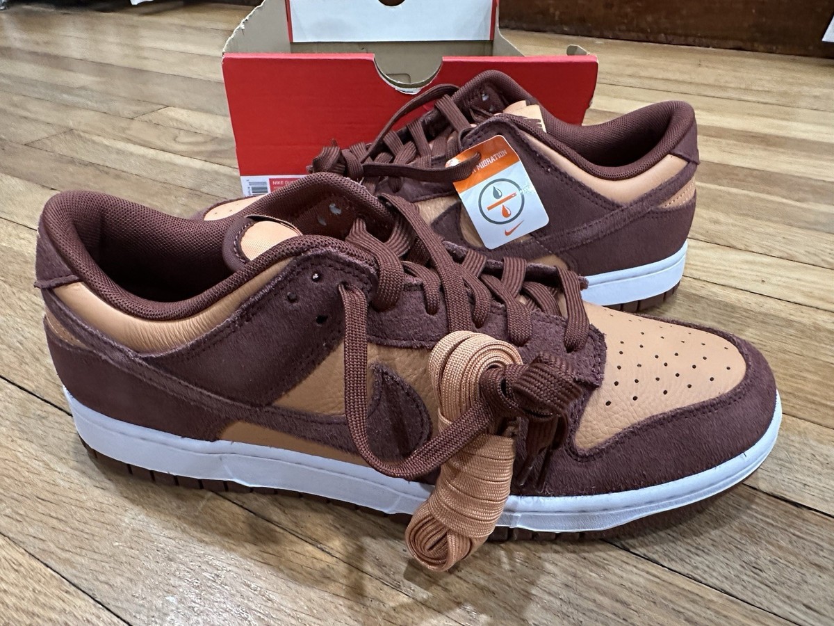 New Nike Dunk Low Retro SE Amber Brown Dark Pony Red FQ8249 200