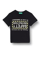United Colors Of Benetton Jungen T-Shirt Schwarz GrößE