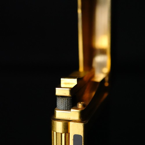 Accendino a gas ST Dupont vintage Ligne 2 placcato oro laccato nero #DP59 - Foto 13 di 16